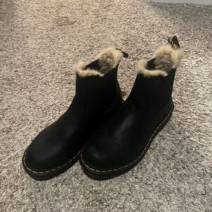 Doc Marten Fur Lined Chelsea Boot